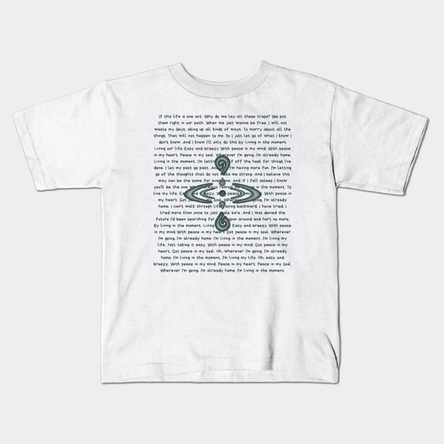 Mindfulness Symbol Kids T-Shirt by Slightly Unhinged